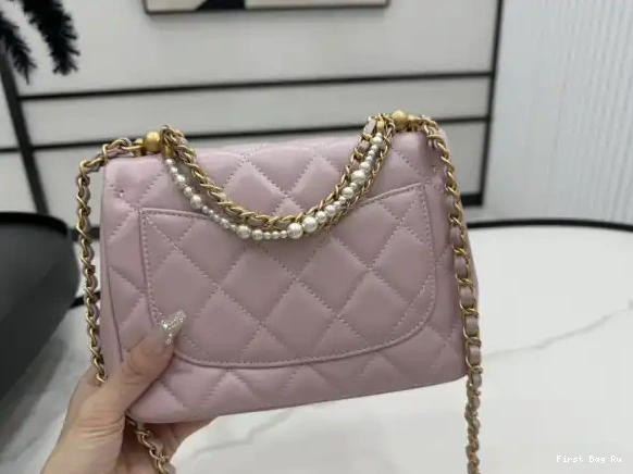 Firstbag Ru CHANEL BAG-14.5x19.5x7.5cm FLAP 0705